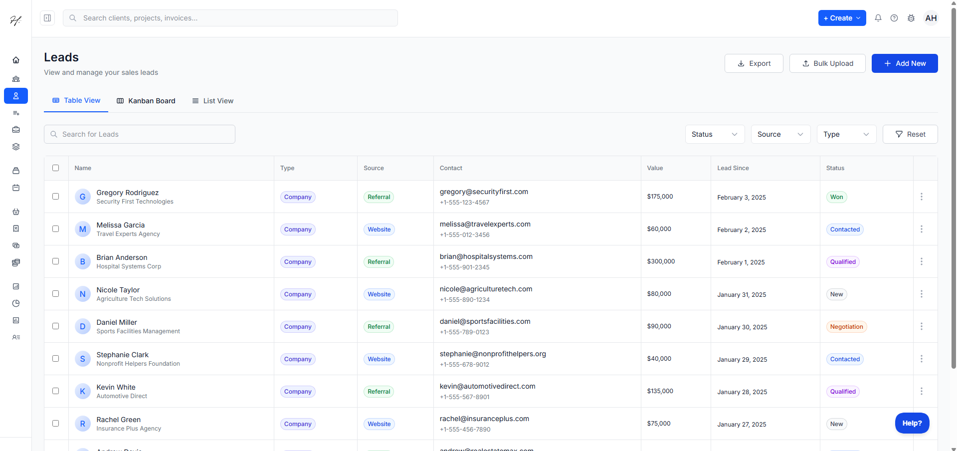 Capture leads that actually convert dashboard interface showing production scheduling features and tools for service businesses